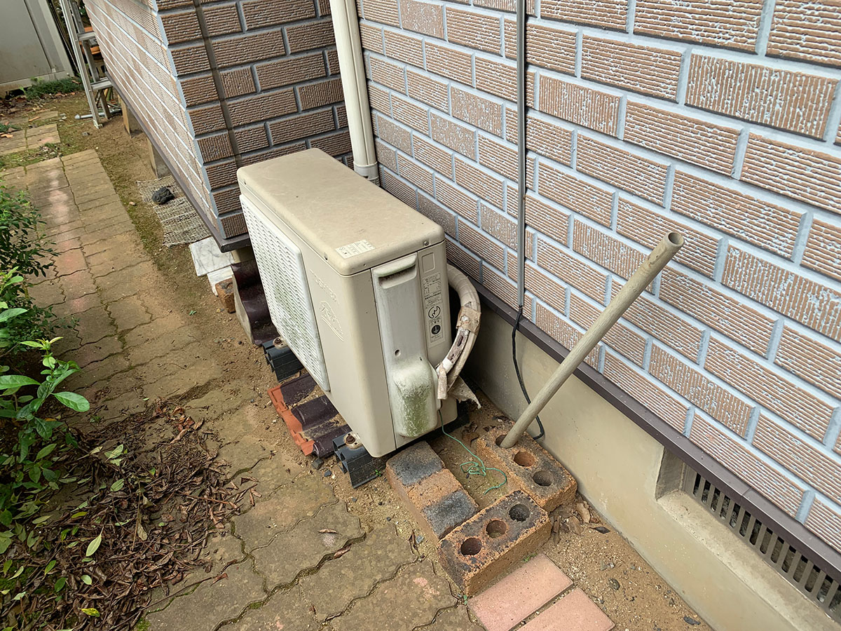 エアコン取外し